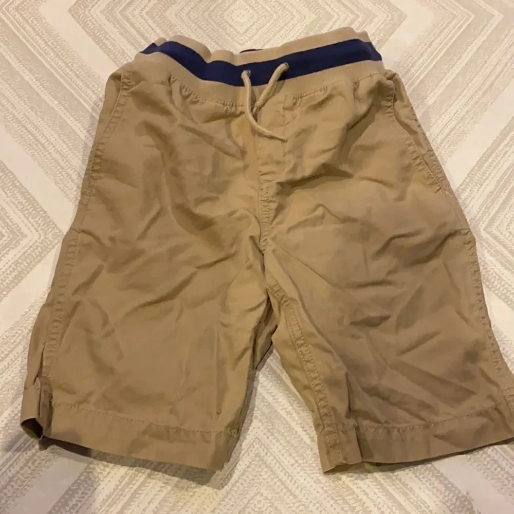 Gap Kids Boys Khaki & Navy Boys Drawstring Shorts